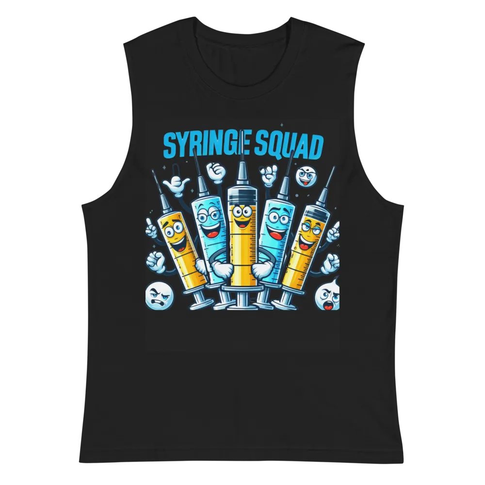 Syringe Squad Unisex Muscle Tank product image (3)