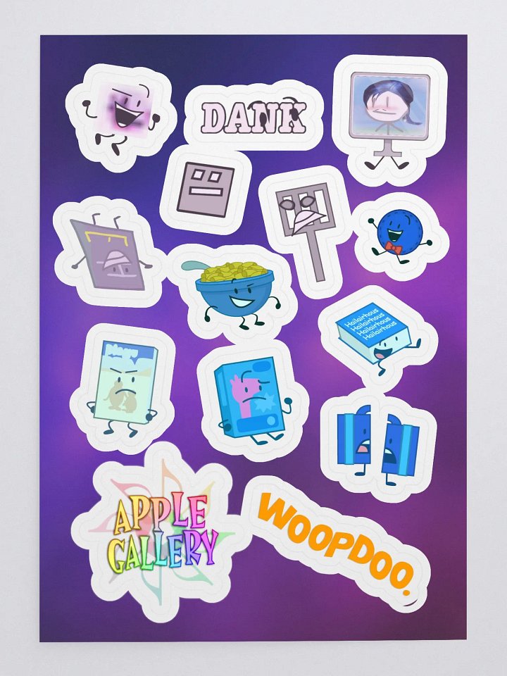 10 Years Sticker Sheet - BLUE product image (1)