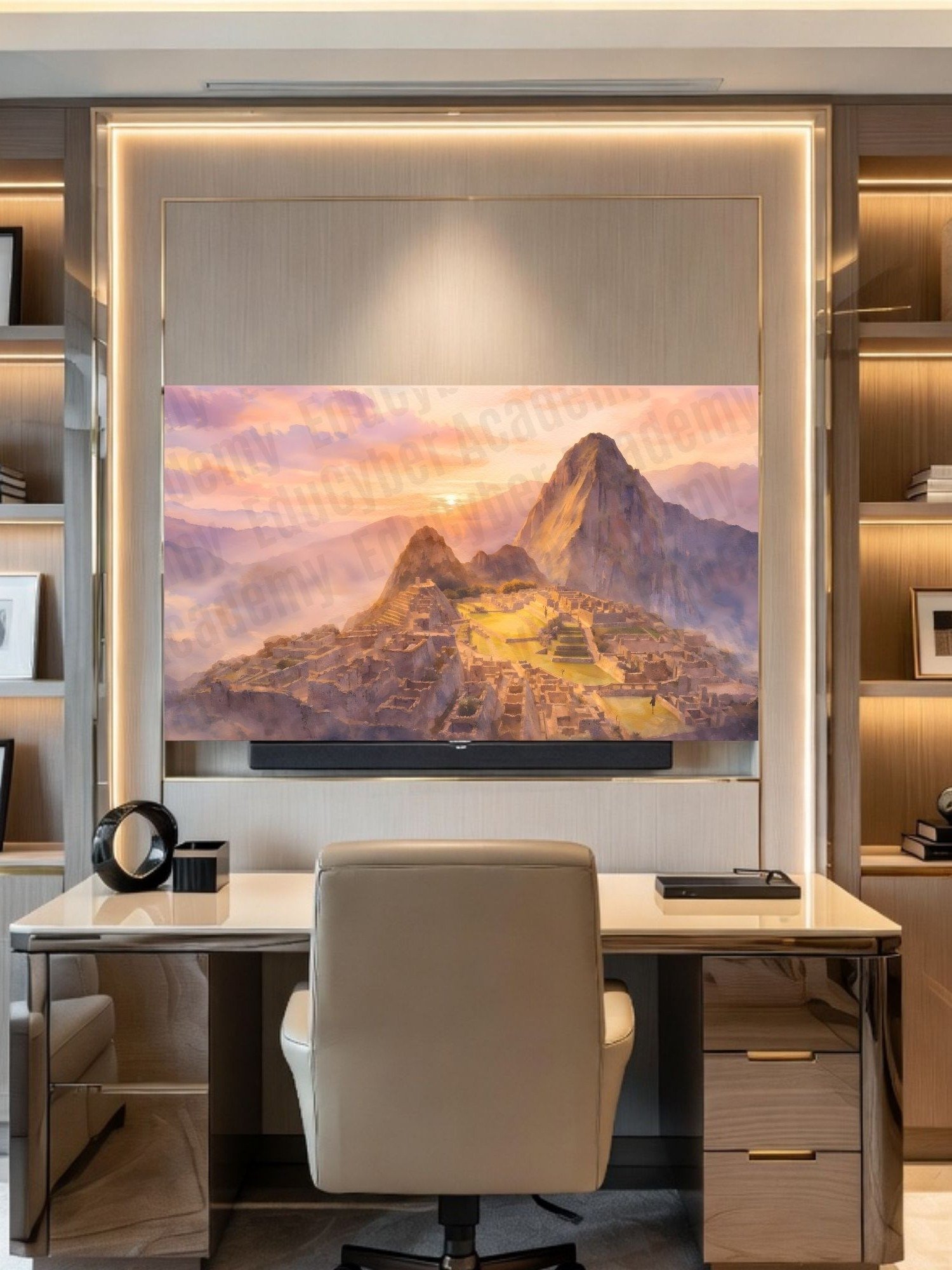 Modern Seven Wonders of the World Machu Pichu Frame TV Art, Desktop, and Laptop Wallpaper Background 4K Resolution Image product image (6)