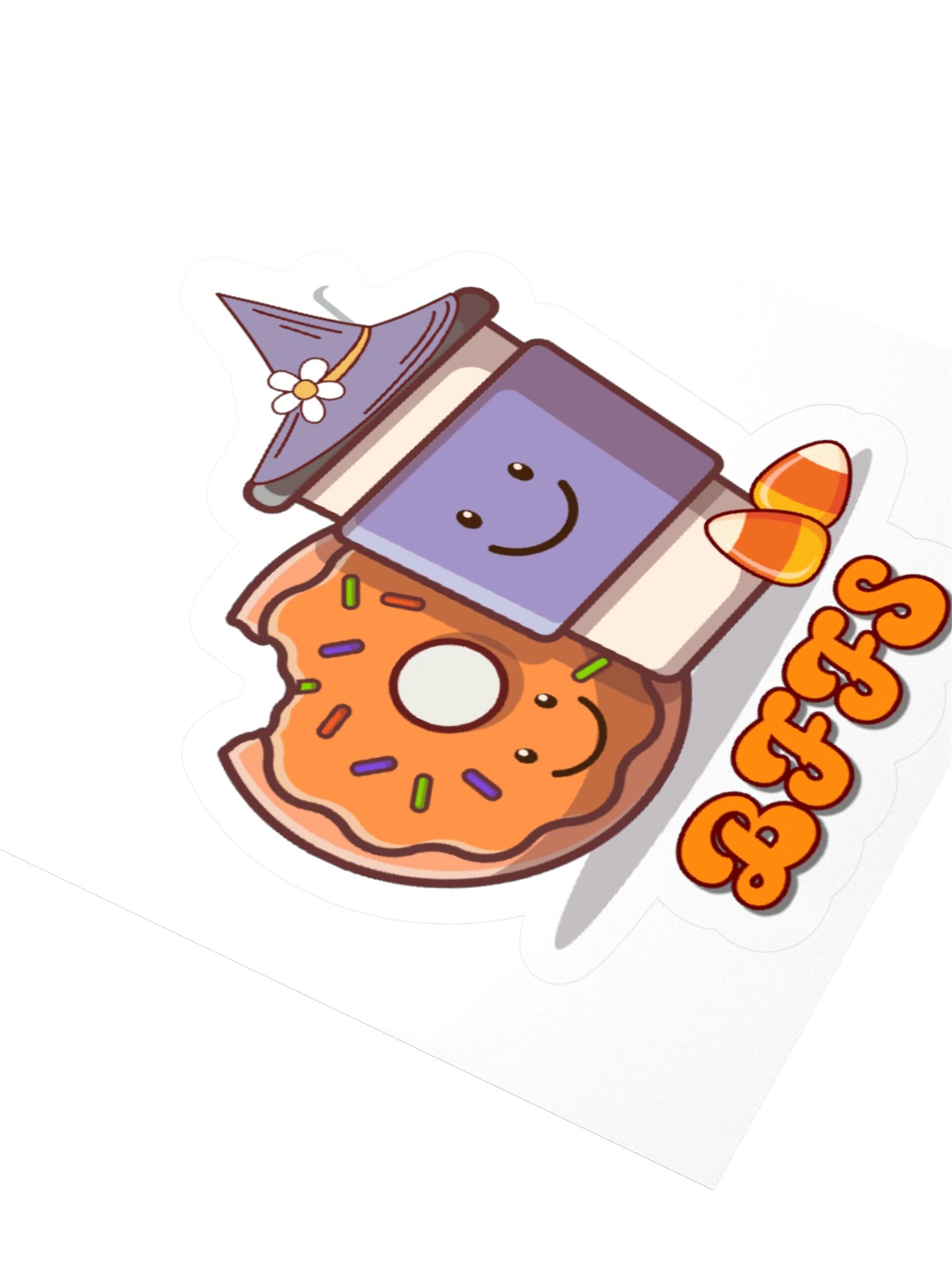 Halloween BFFS Sticker Coffee and Donut product image (3)