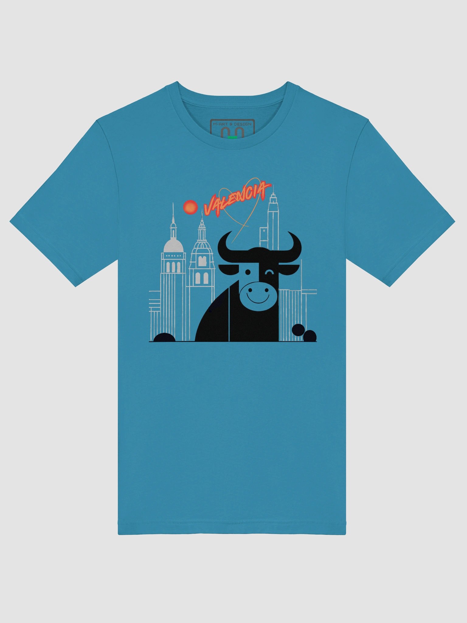 Valencia Skyline Heart T-Shirt product image (5)