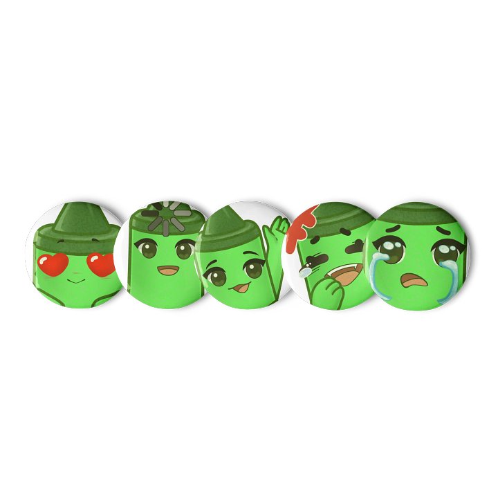 Green Crayon Pins product image (1)