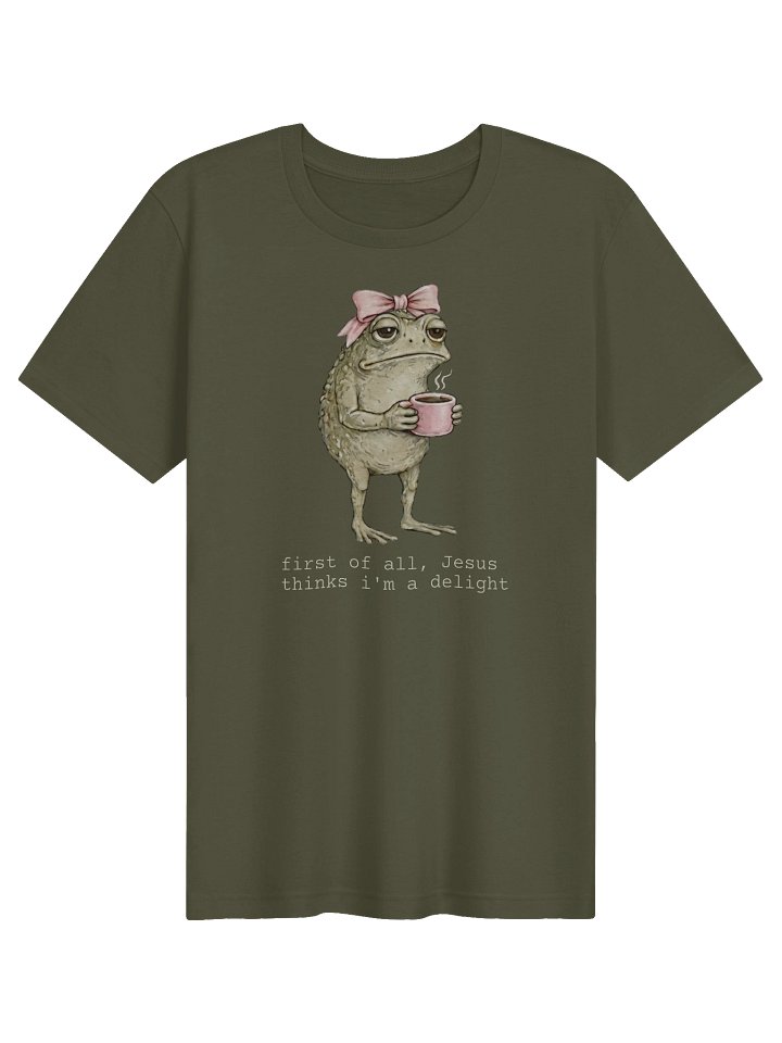 Jesus Thinks I'm a Delight Sarcastic Toad Graphic Tee product image (5)