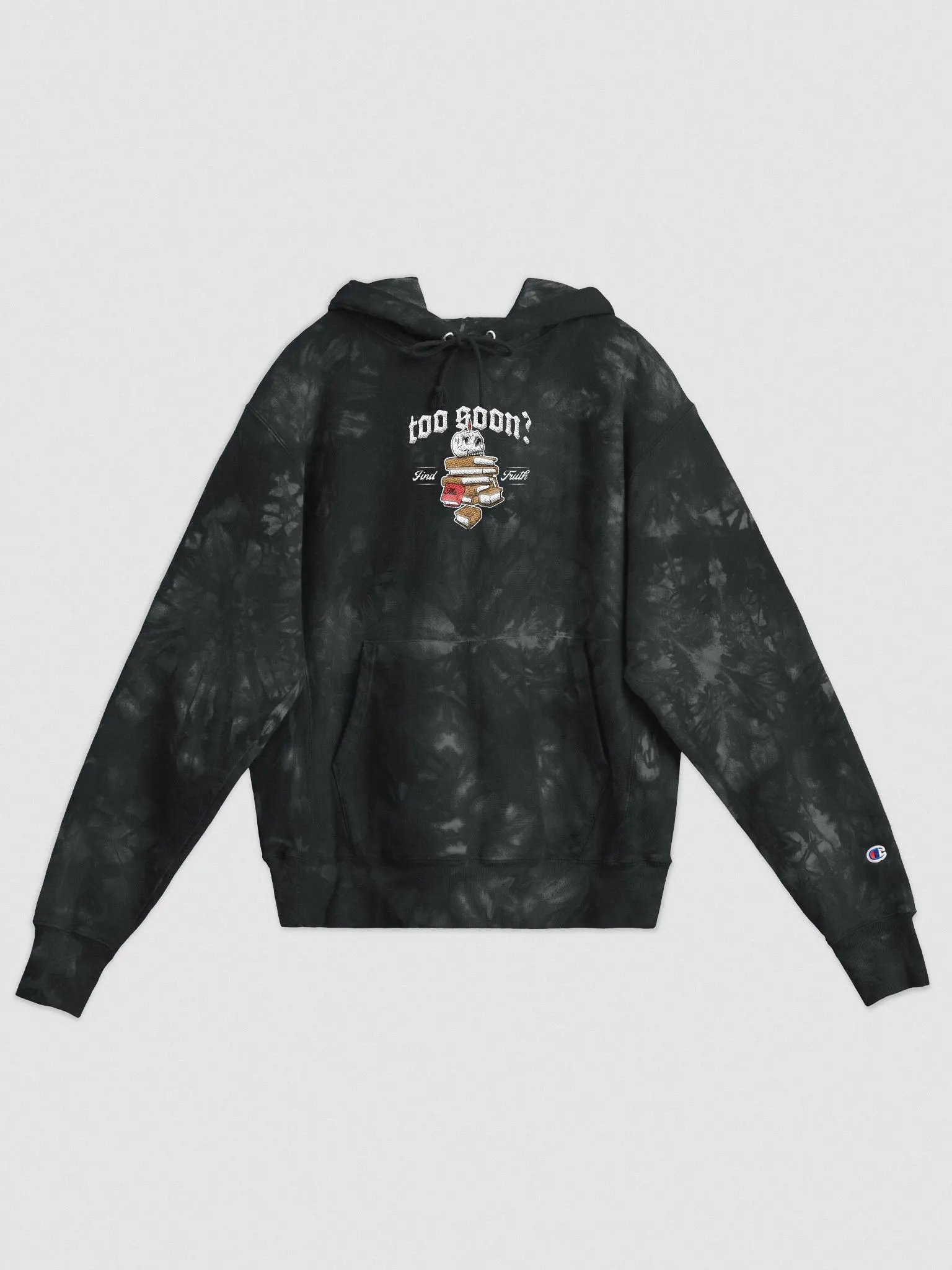 Launch Exclusive Too Soon Tie-Dye Champion Hoodie product image (1)