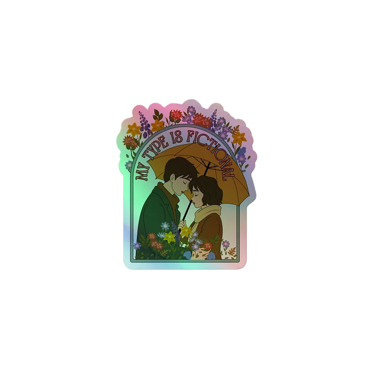 “My Type Is Fictional” – Cozy Literary Romance Art product image (1)