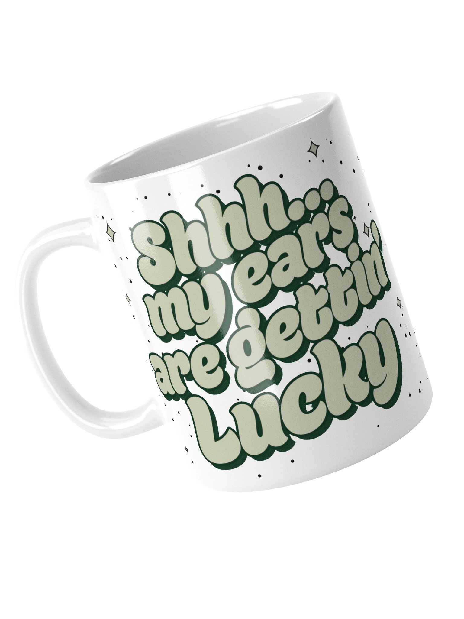 Shhhh...Gettin' Lucky White Mug product image (10)