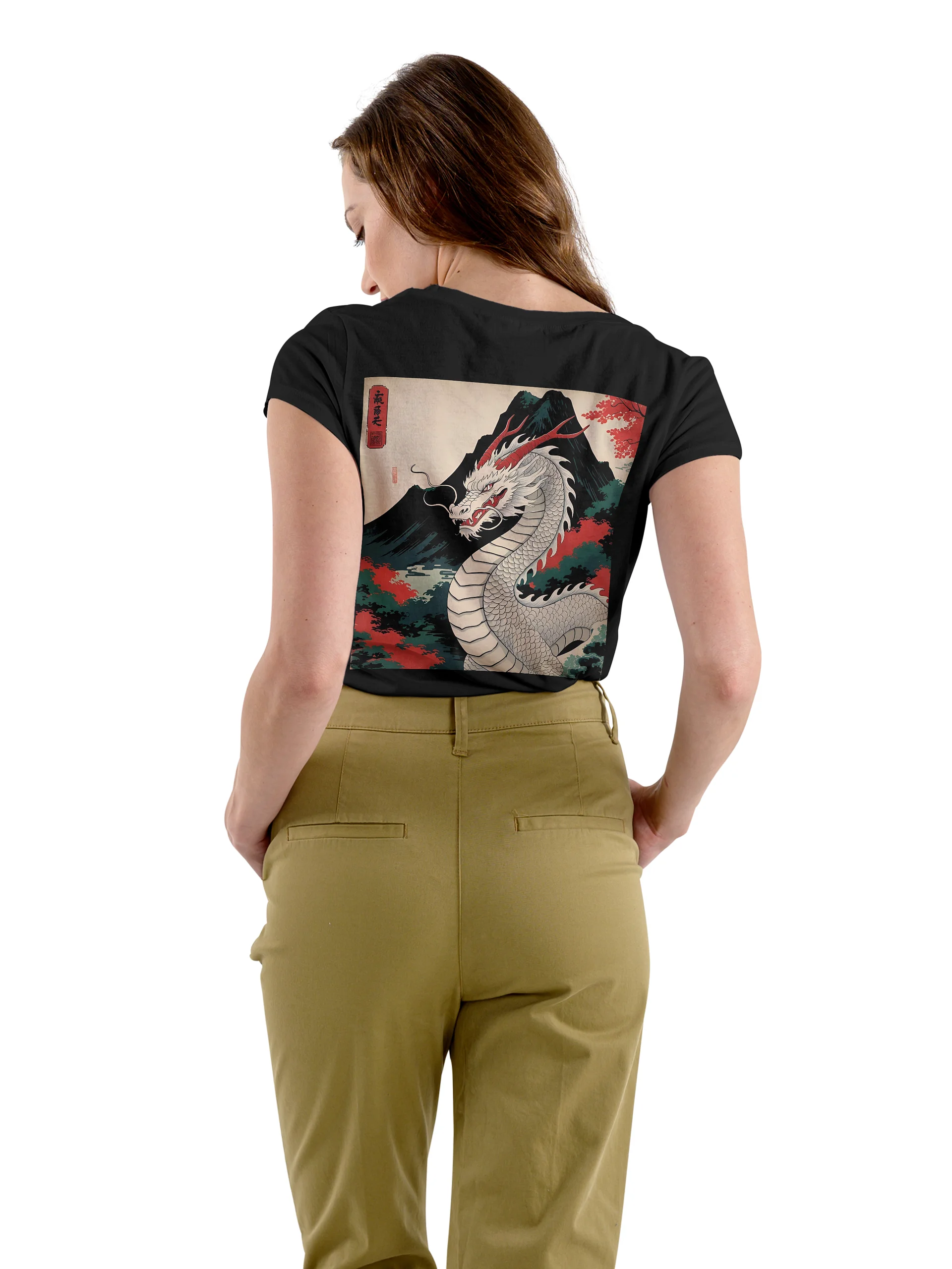 Ryoshin - Shiro no Ryū (White Dragon), Ancient Ryū Collection, T-Shirt, Back Design product image (3)