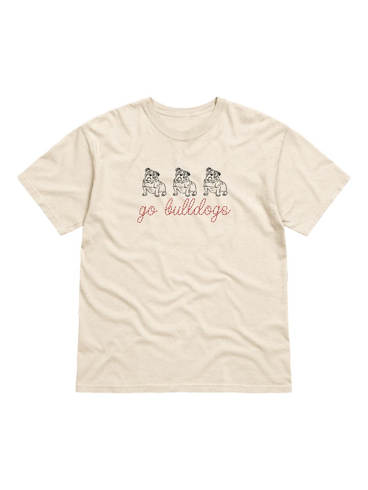 Embroidered Bulldogs T-Shirt product image (1)