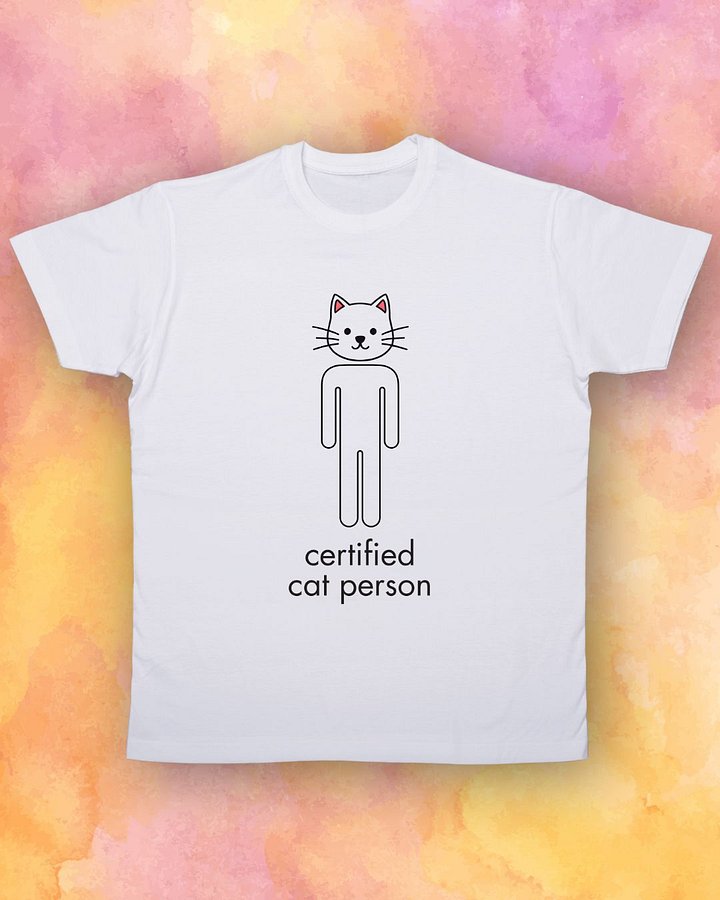 Certified Cat Person T-Shirt product image (1)