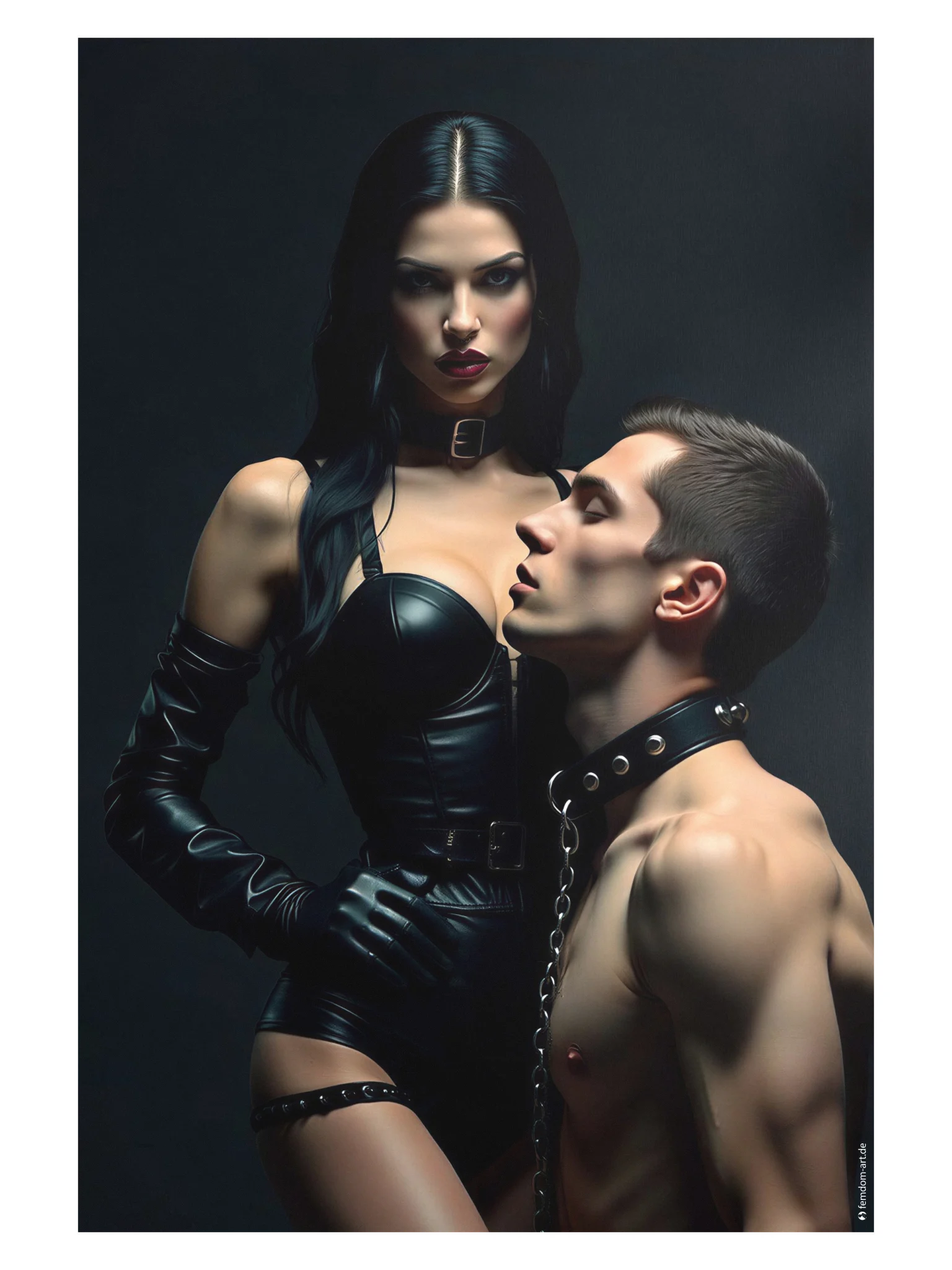Femdom Poster - Macht und Vertrauen – Dunkle Fetischästhetik product image (2)