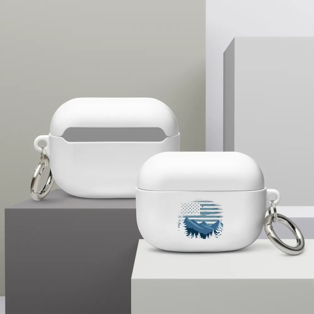 Patriotic Peaks AirPods Case product image (98)