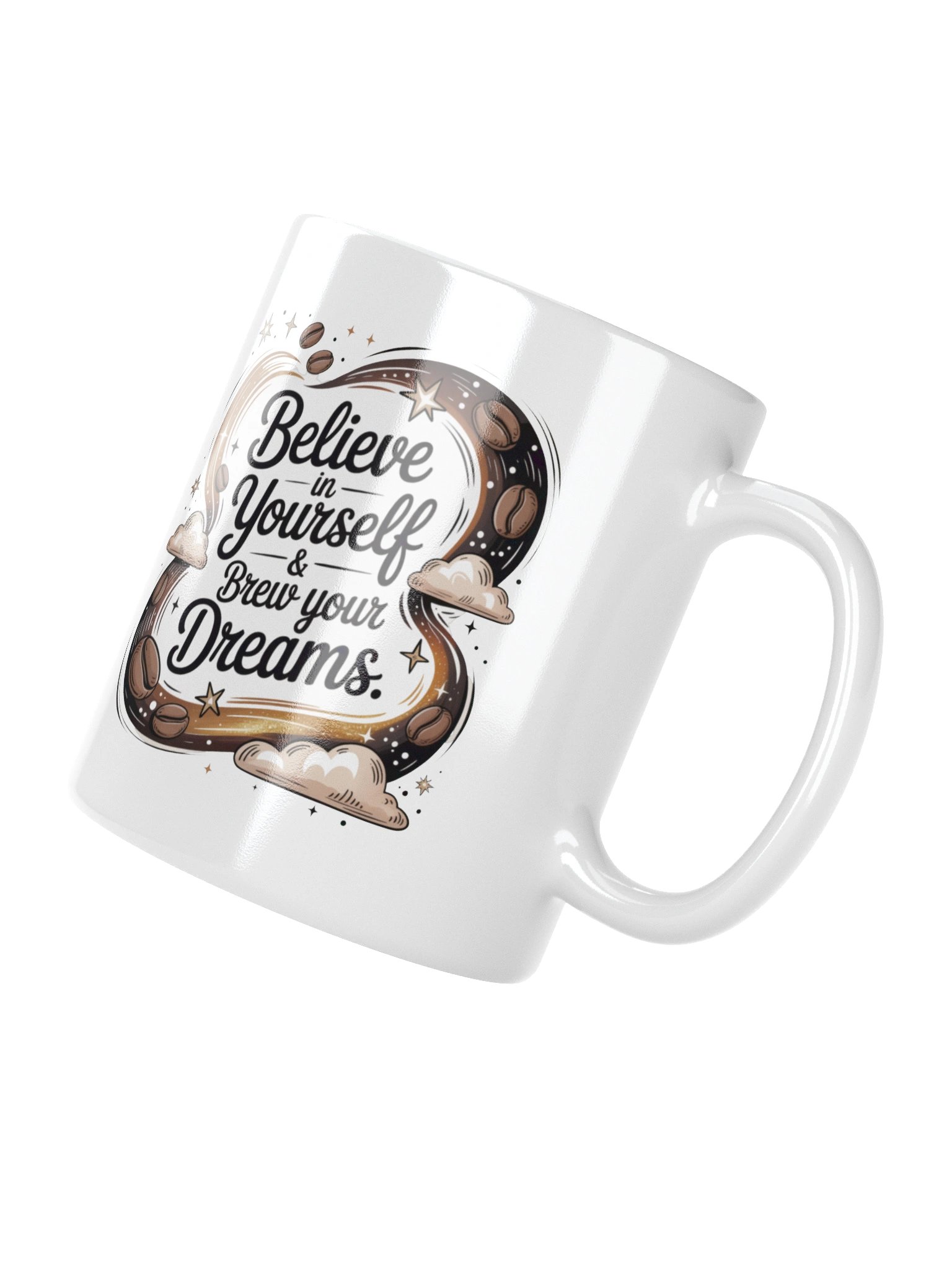 Believe in Yourself & Brew Your Dreams Coffee Mug product image (4)