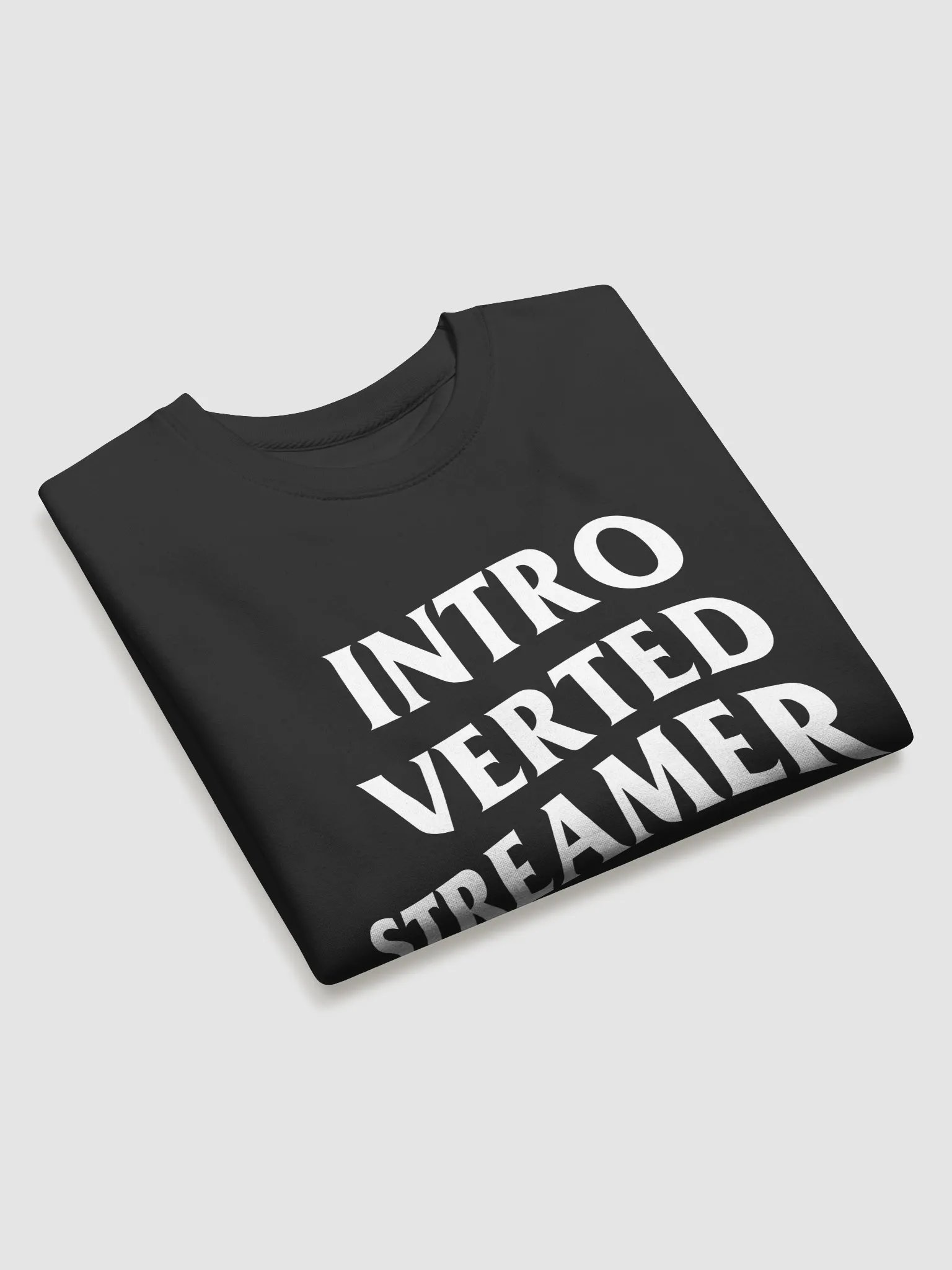 Introverted Streamer Club "B&W" Sweatshirt product image (3)