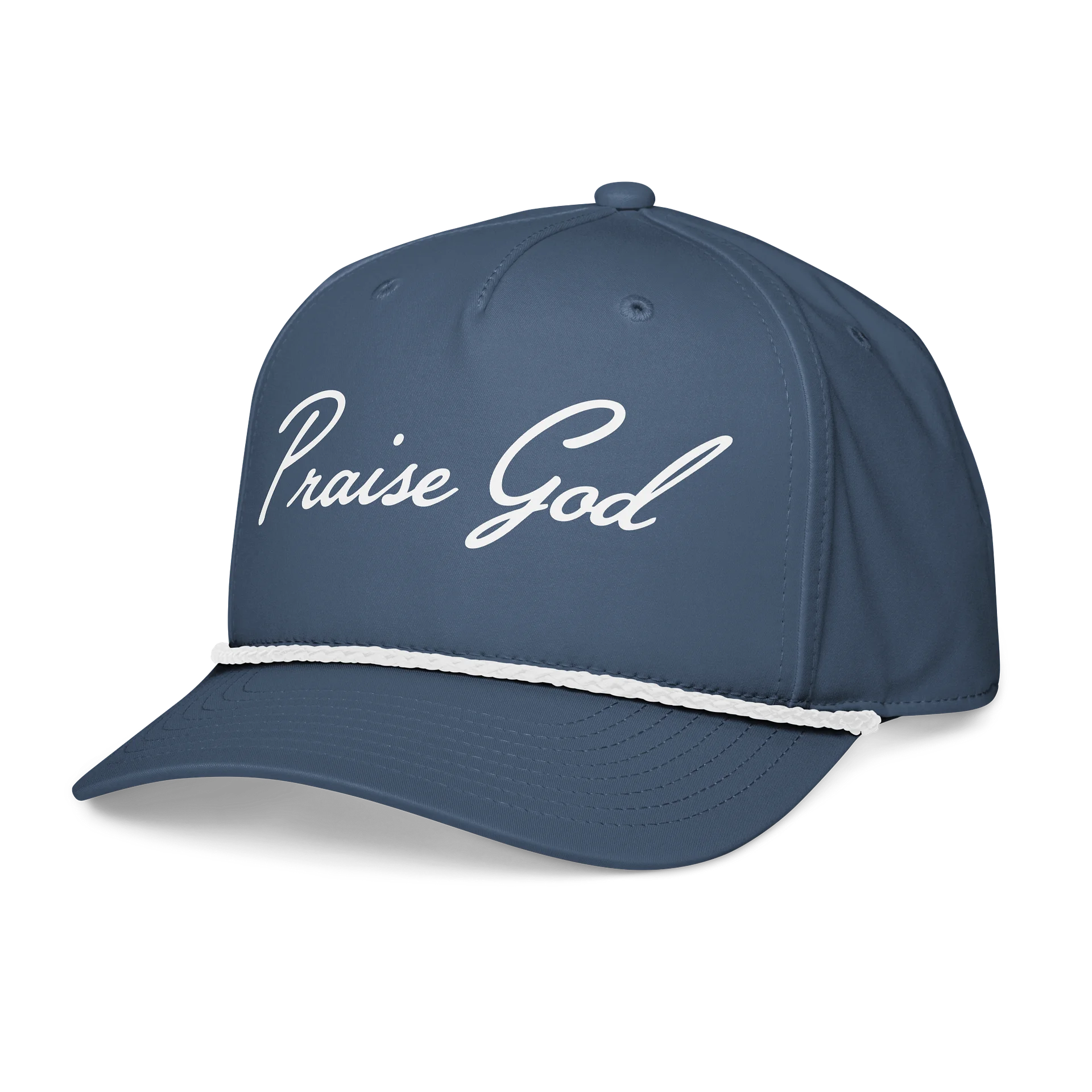 PRAISE GOD ESSENTIAL GOLF ROPE HAT - LIGHT BLUE product image (3)