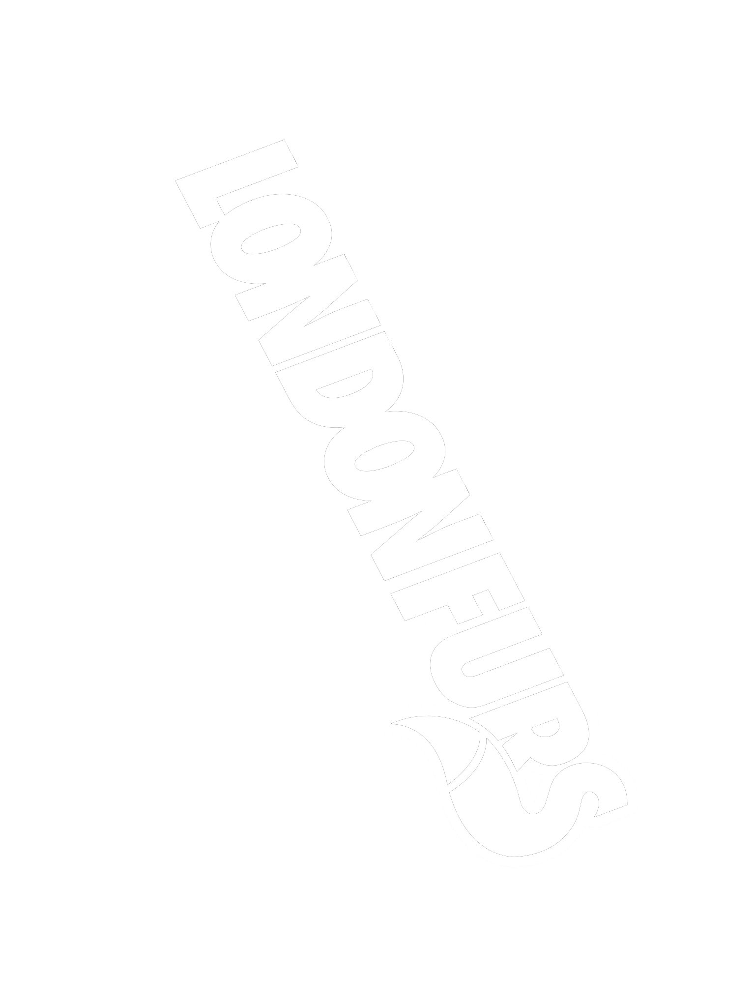 LondonFurs Logo White - Sticker product image (2)
