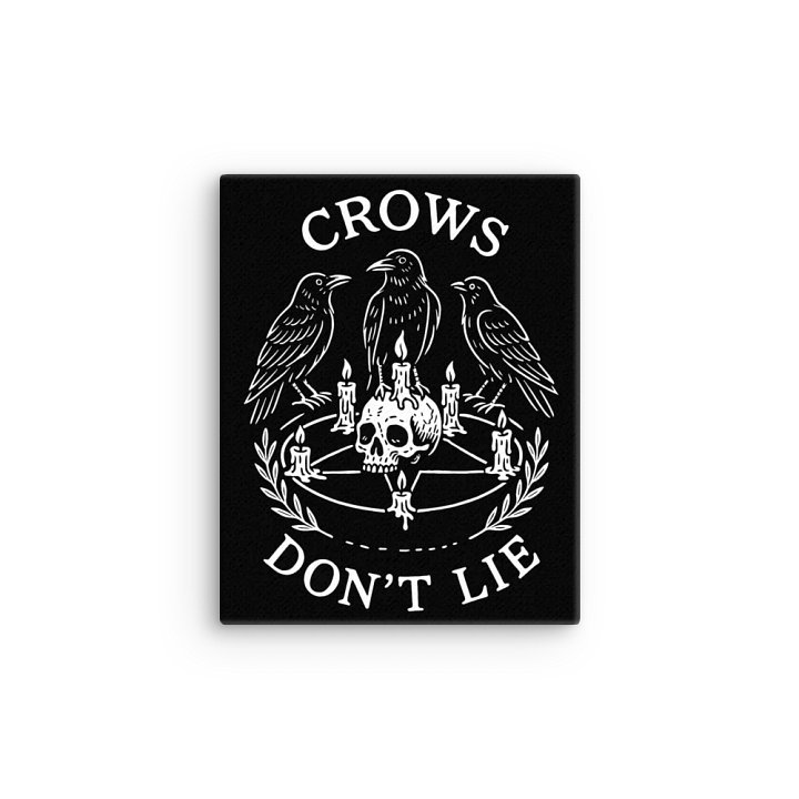Crows Don't Lie - Thin Canvas Art product image (1)