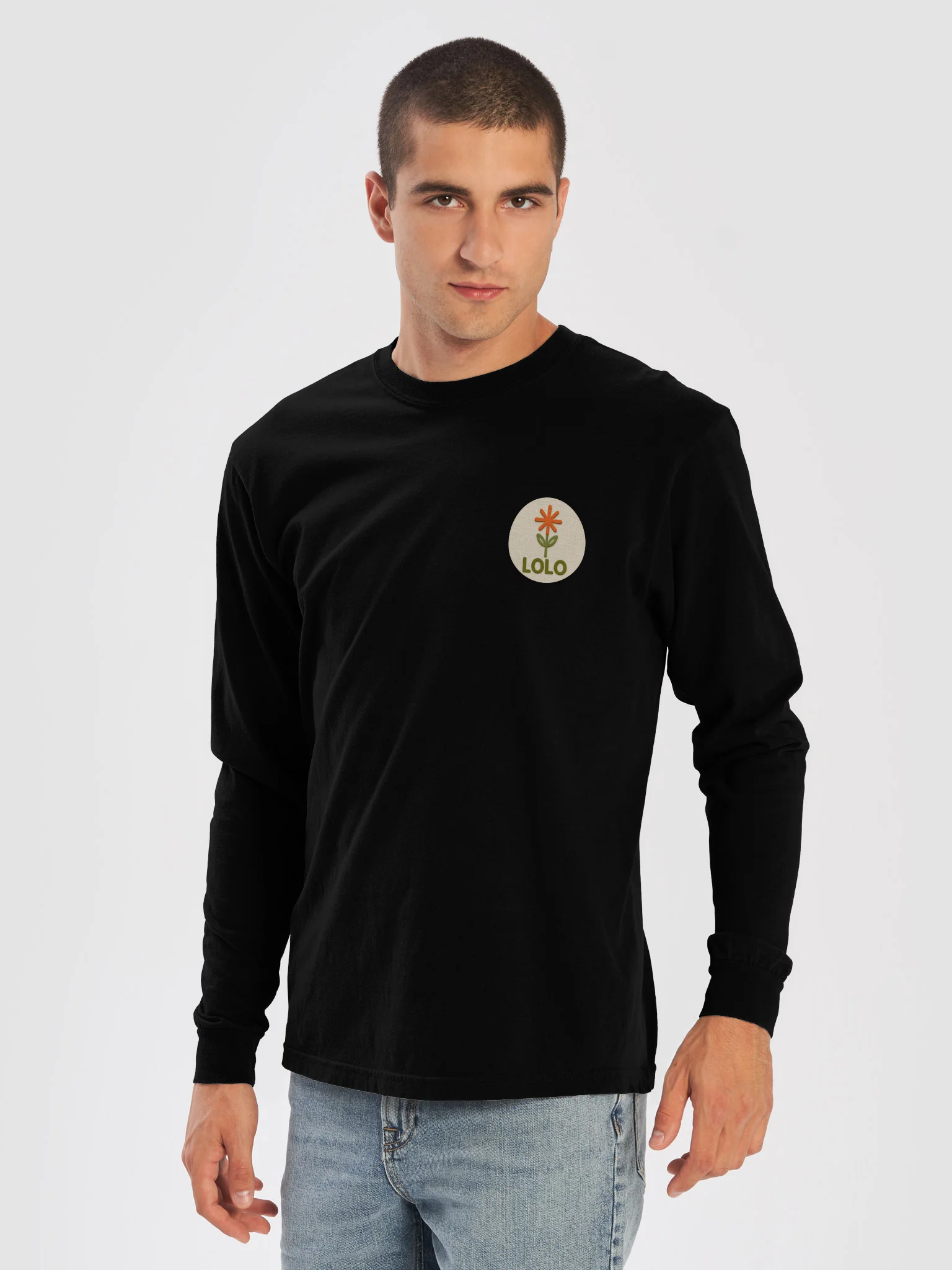 LOLO Minimal Flower Long Sleeve Shirt product image (33)