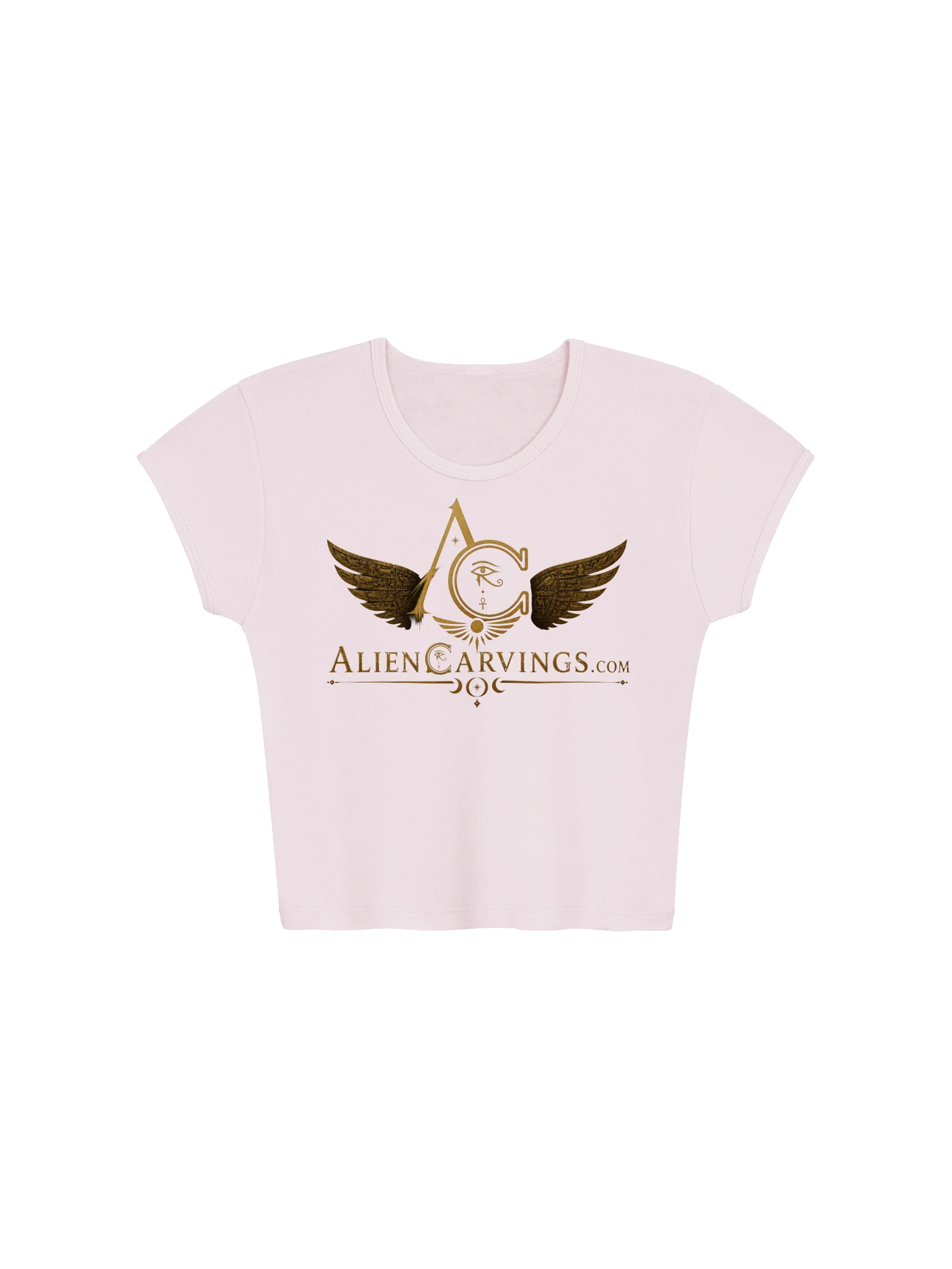 Female Anubis Authority Baby Pink Crop Top product image (1)