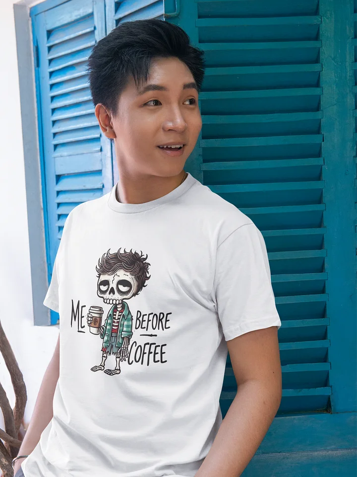 "Me Before Coffee" Zombie Guy T-Shirt product image (1)