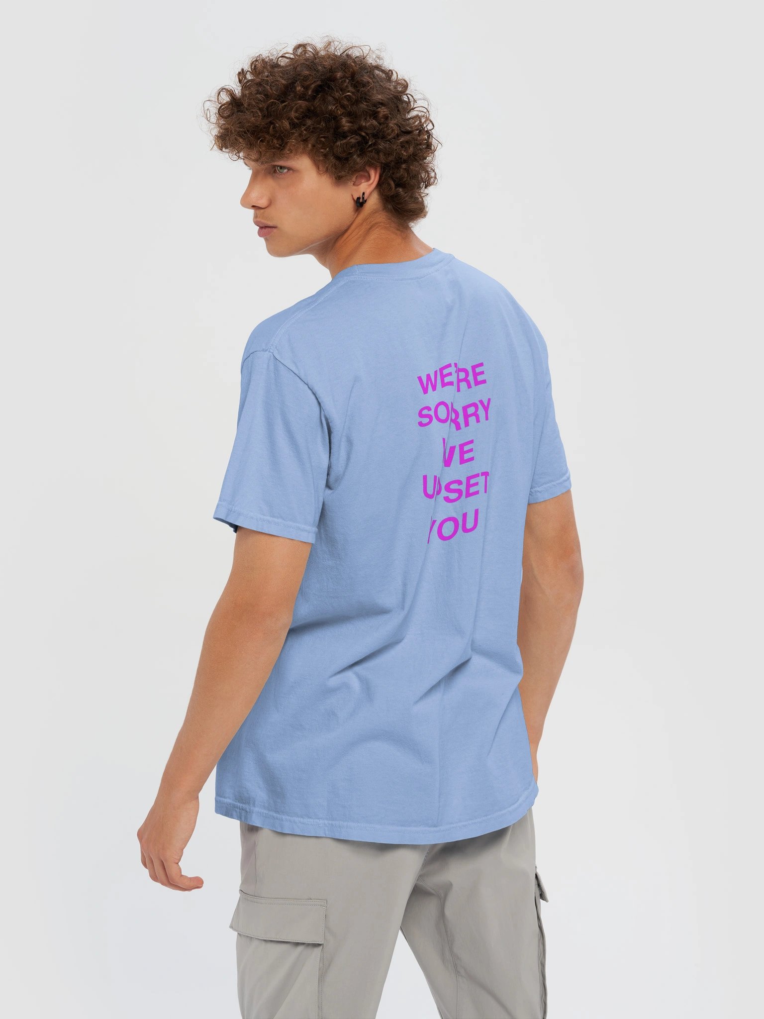 We’re Sorry We Upset You Group Apology T-Shirt — Pastel product image (78)