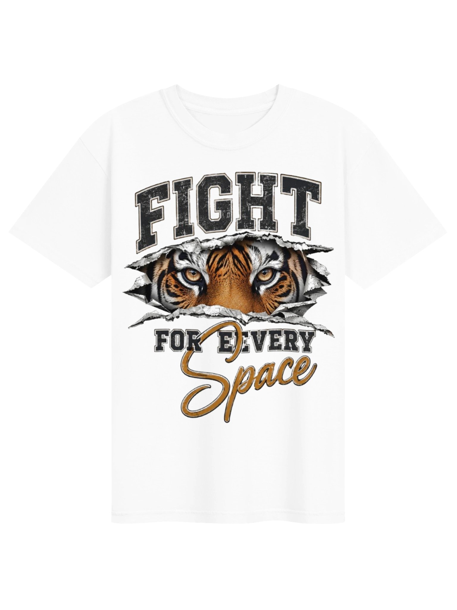 Fight For Every Space - Tiger Motivation T-Shirt product image (2)