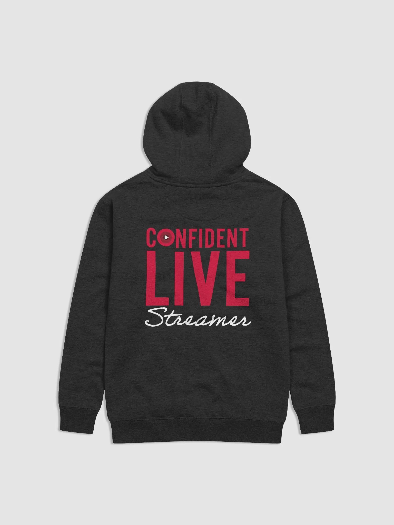 Confident Live Streamer Hoodie (Dark) product image (2)