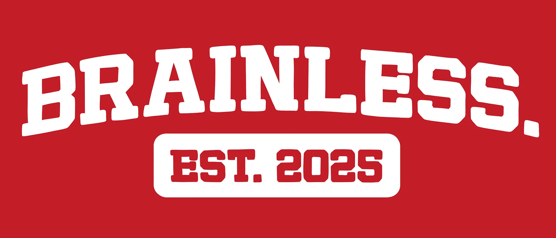 Brainless. Collegiate Hoodie (White Logo) product image (5)
