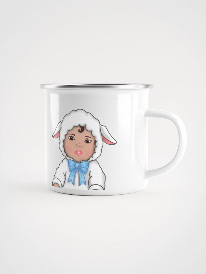 God's Sheep Enamel Mug product image (1)