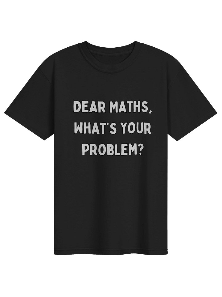 Funny Maths Problem Graphic Tee – Back & Front Print product image (2)