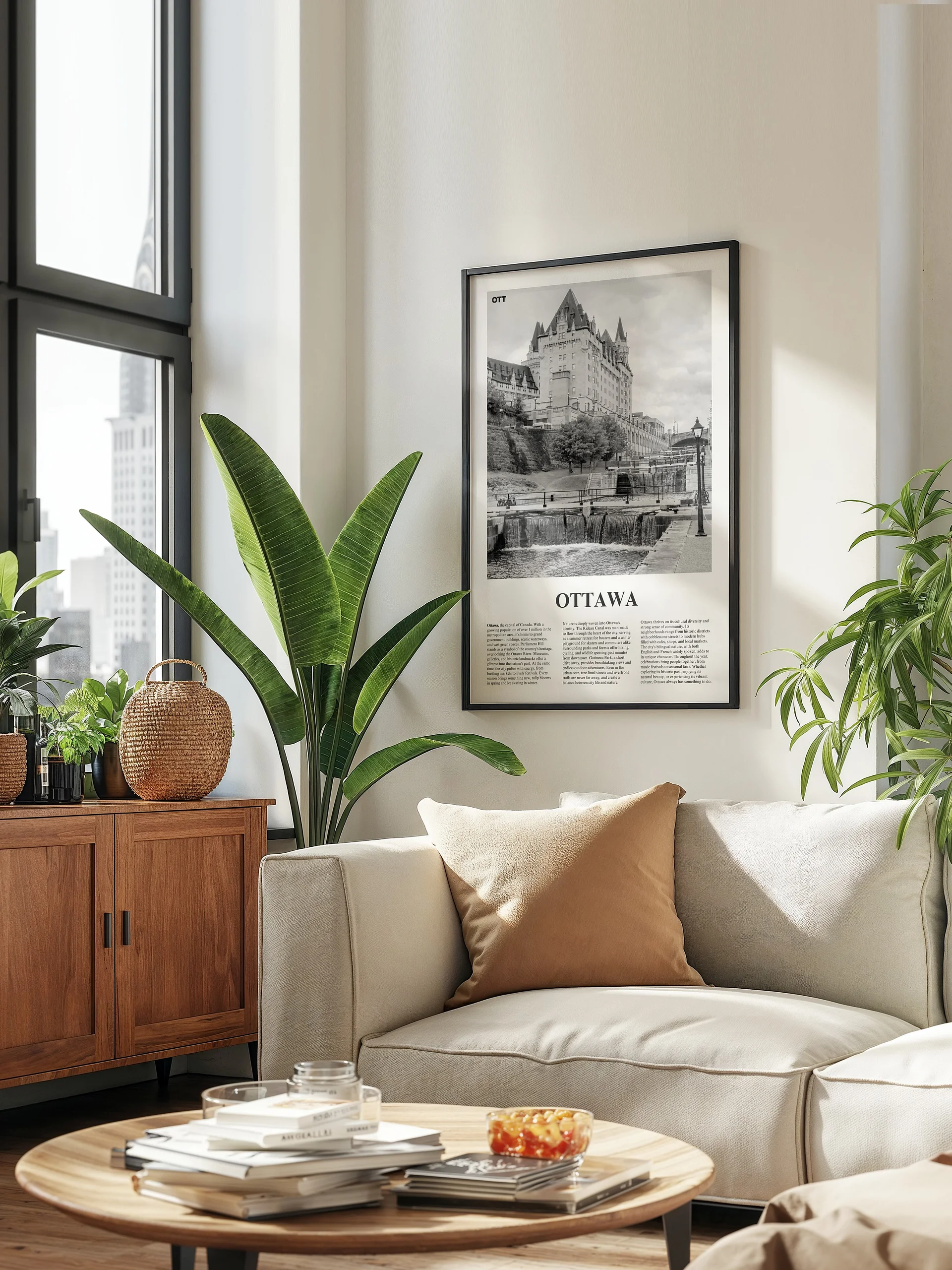 Ottawa 02 Newspaper Poster | Framed product image (3)