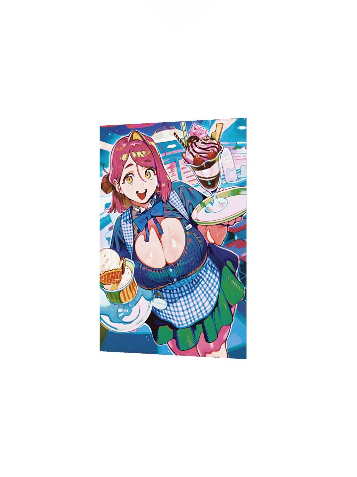 Excited Ice Cream Girl Print product image (2)