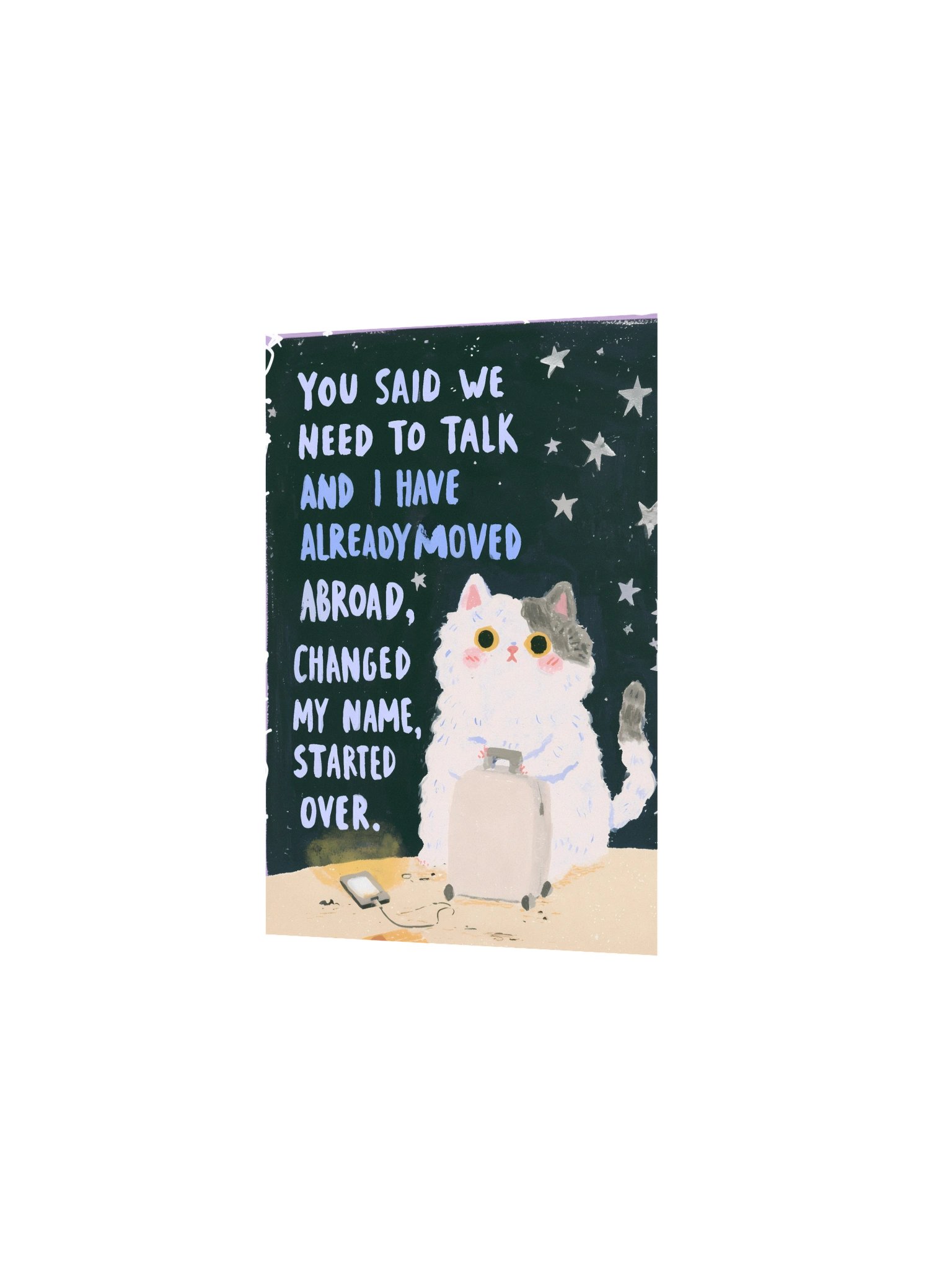 Moved Abroad Cat Poster product image (13)