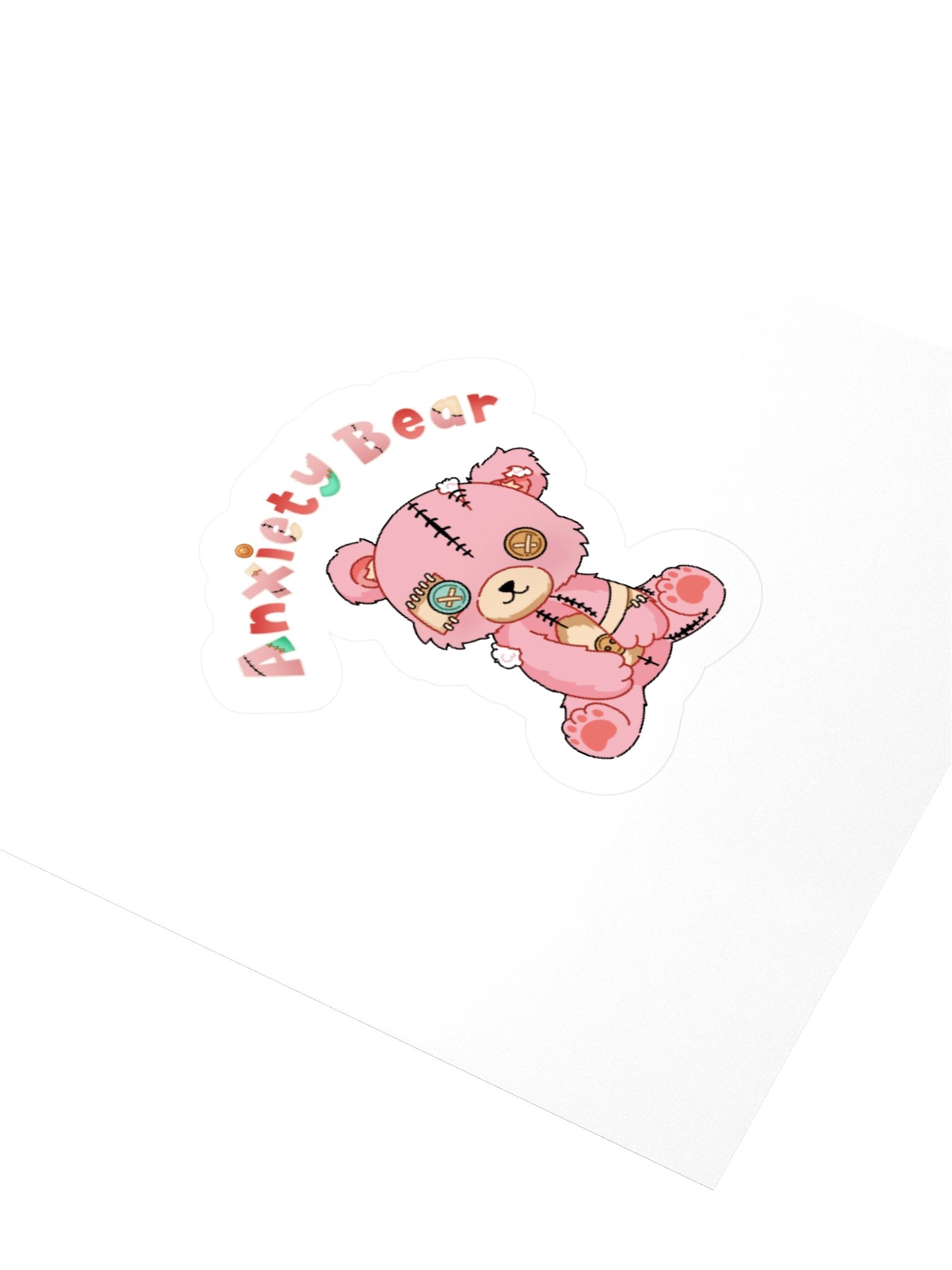Anxiety Bear Sticker product image (3)