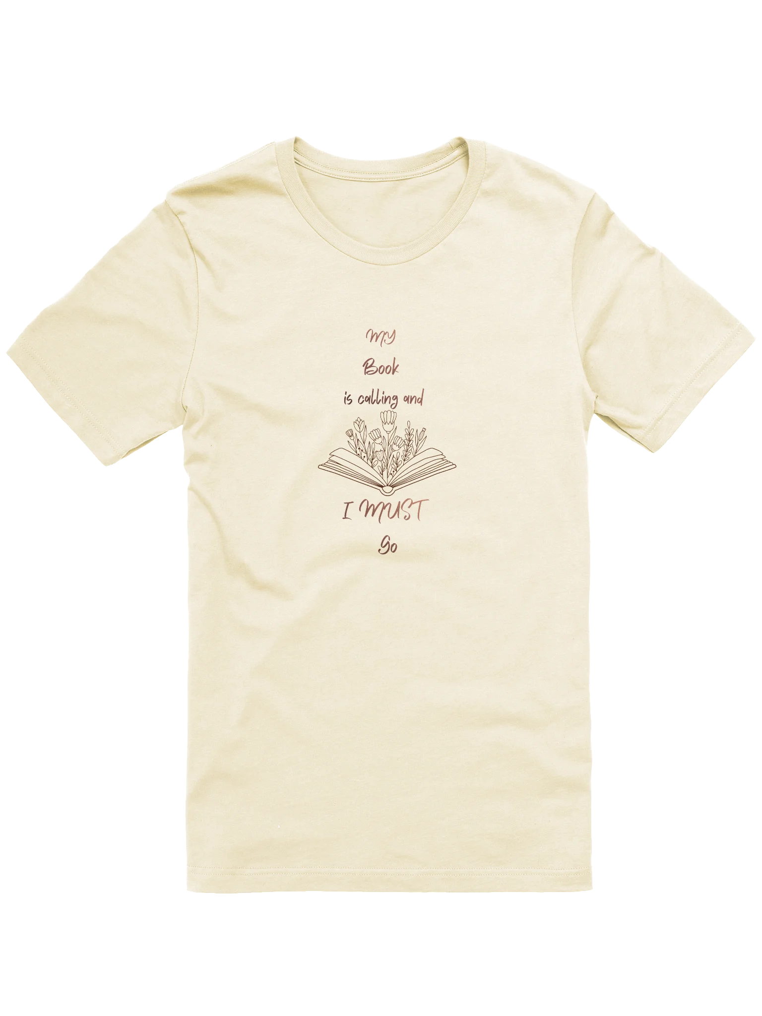 My Book Is Calling and I Must Go Tee product image (2)