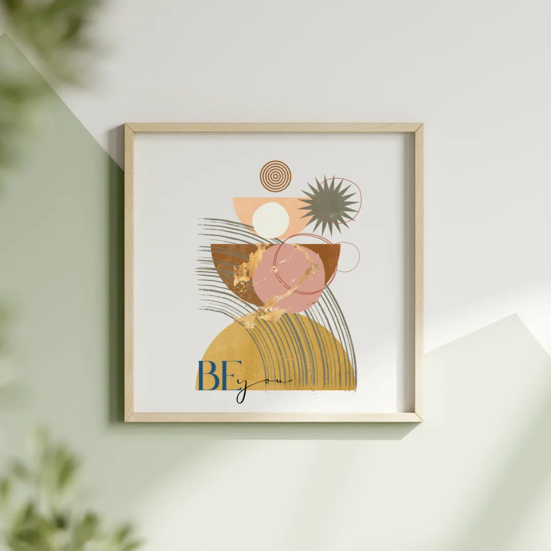 'Be You ' Abstract Print #1 product image (6)