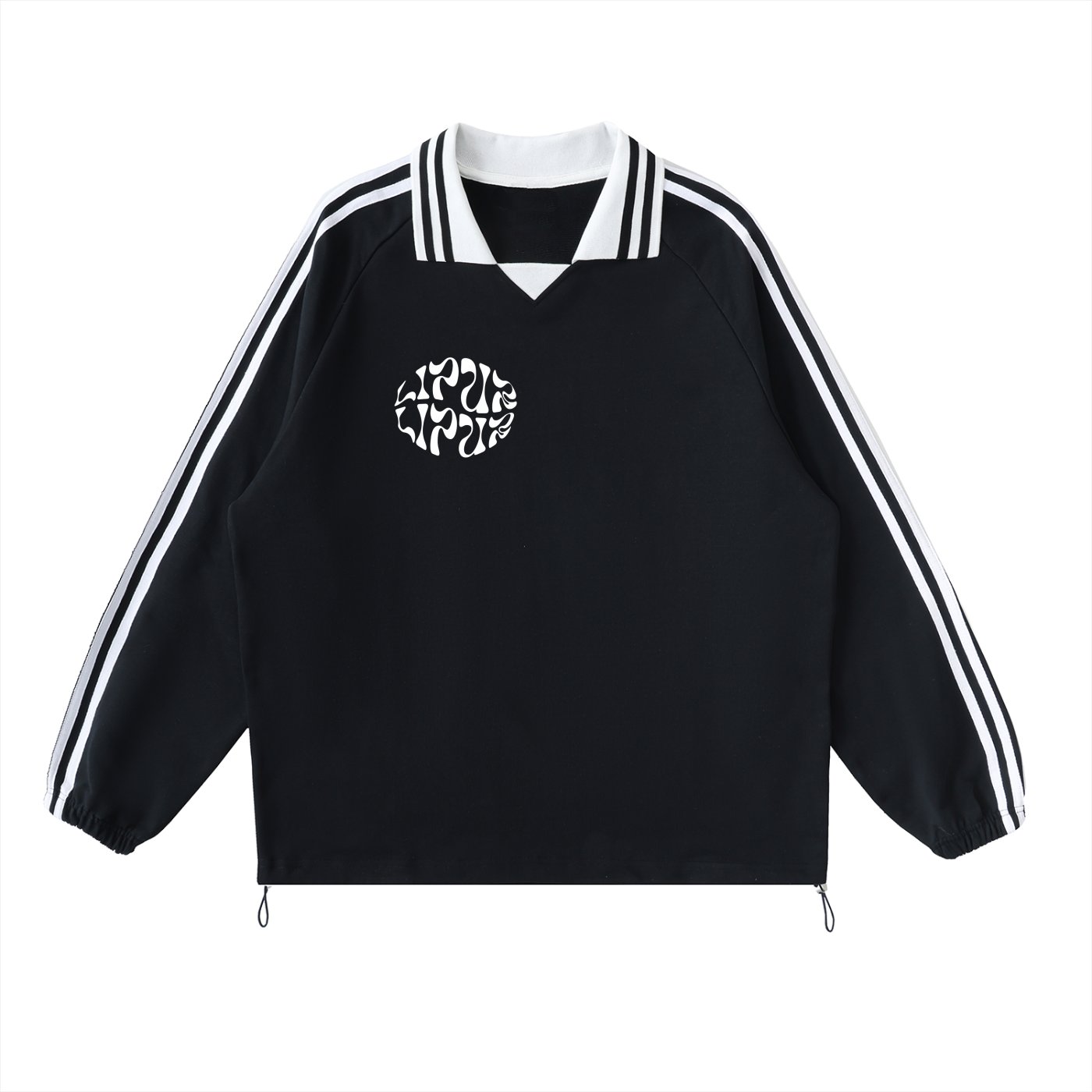 Contrast Striped ‘LIPUR’ Collar Sweatshirt product image (1)