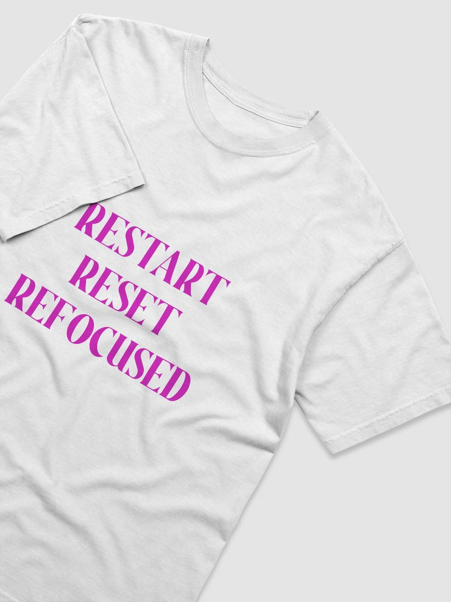 RESTART,RESET,REFOCUSED(PINK PRINT) product image (3)