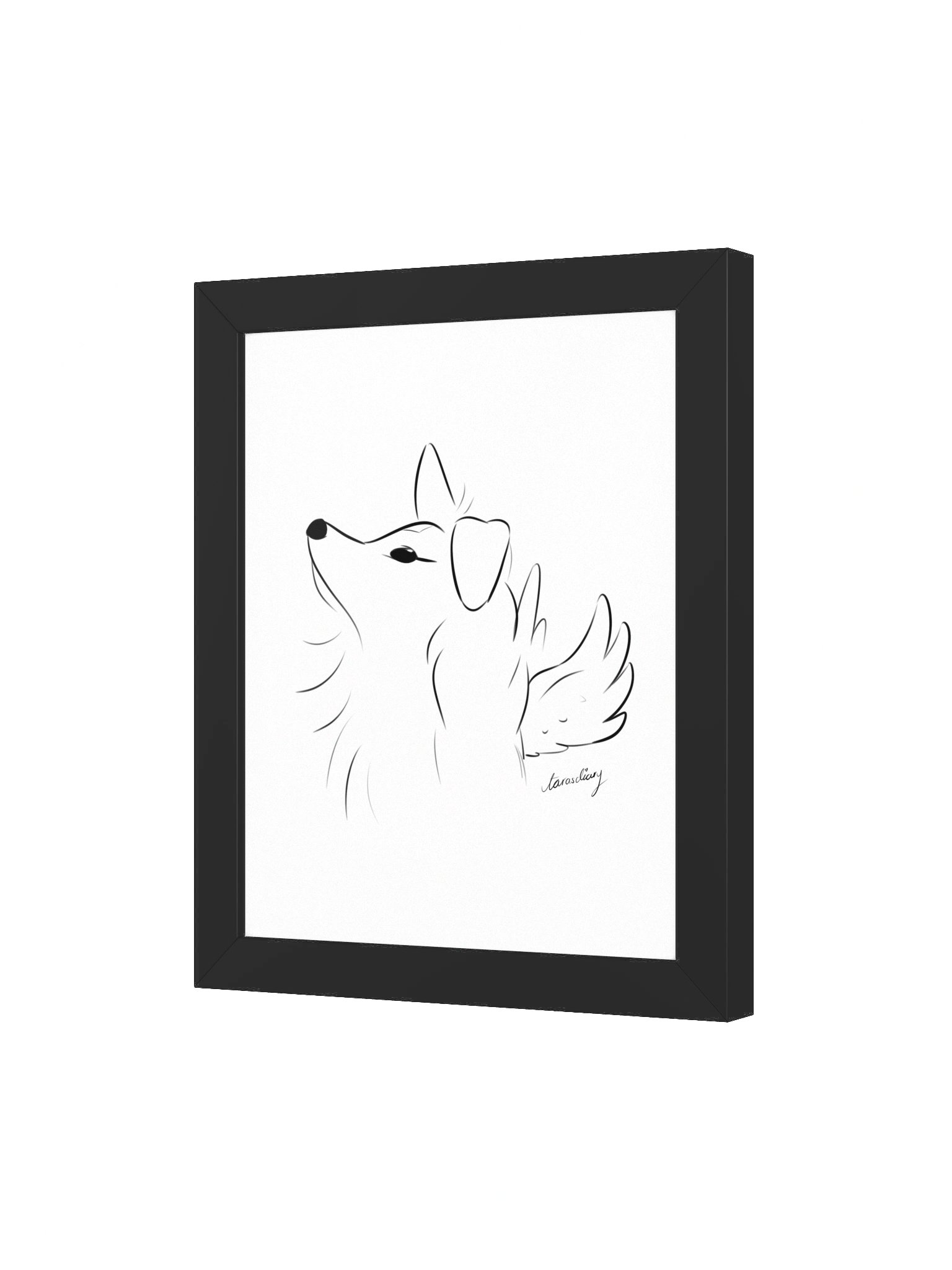 The Angel Sheltie - Framed Print product image (5)