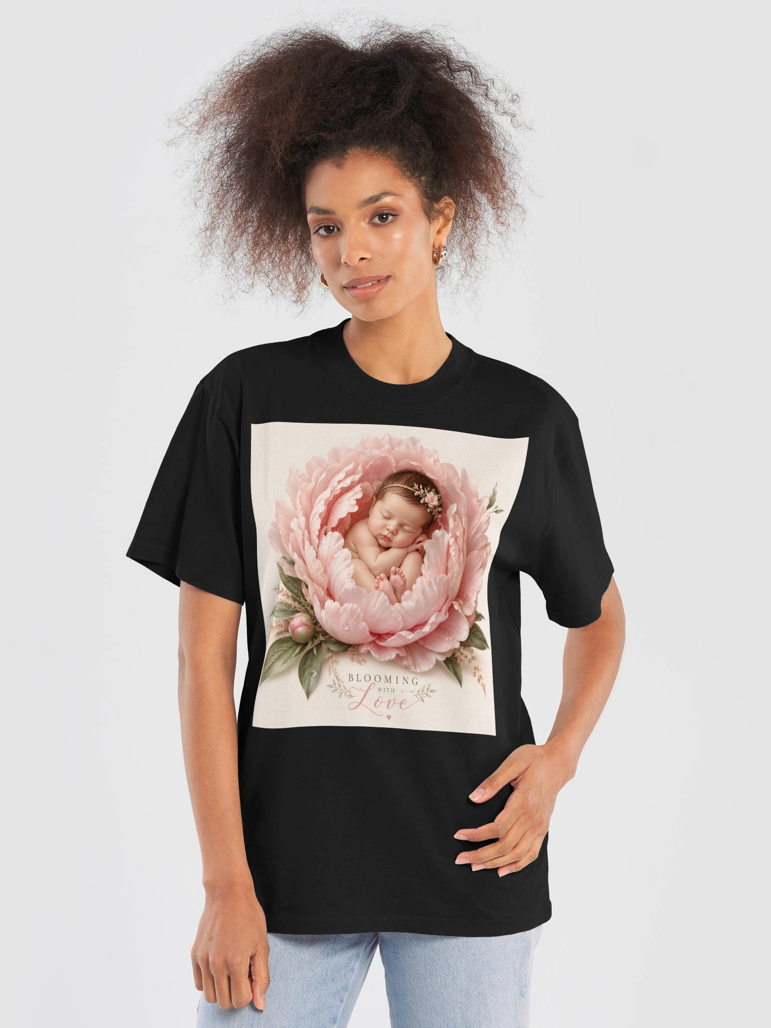 Blooming With Love Baby T-Shirt | New Baby Gift, Baby Shower, Expecting Mom & Newborn Gift product image (6)