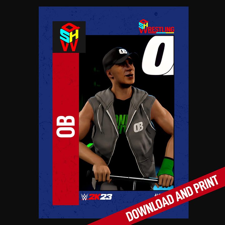 OB QSHW COMMEMORATIVE TRADING CARD - WWE2K23 product image (1)
