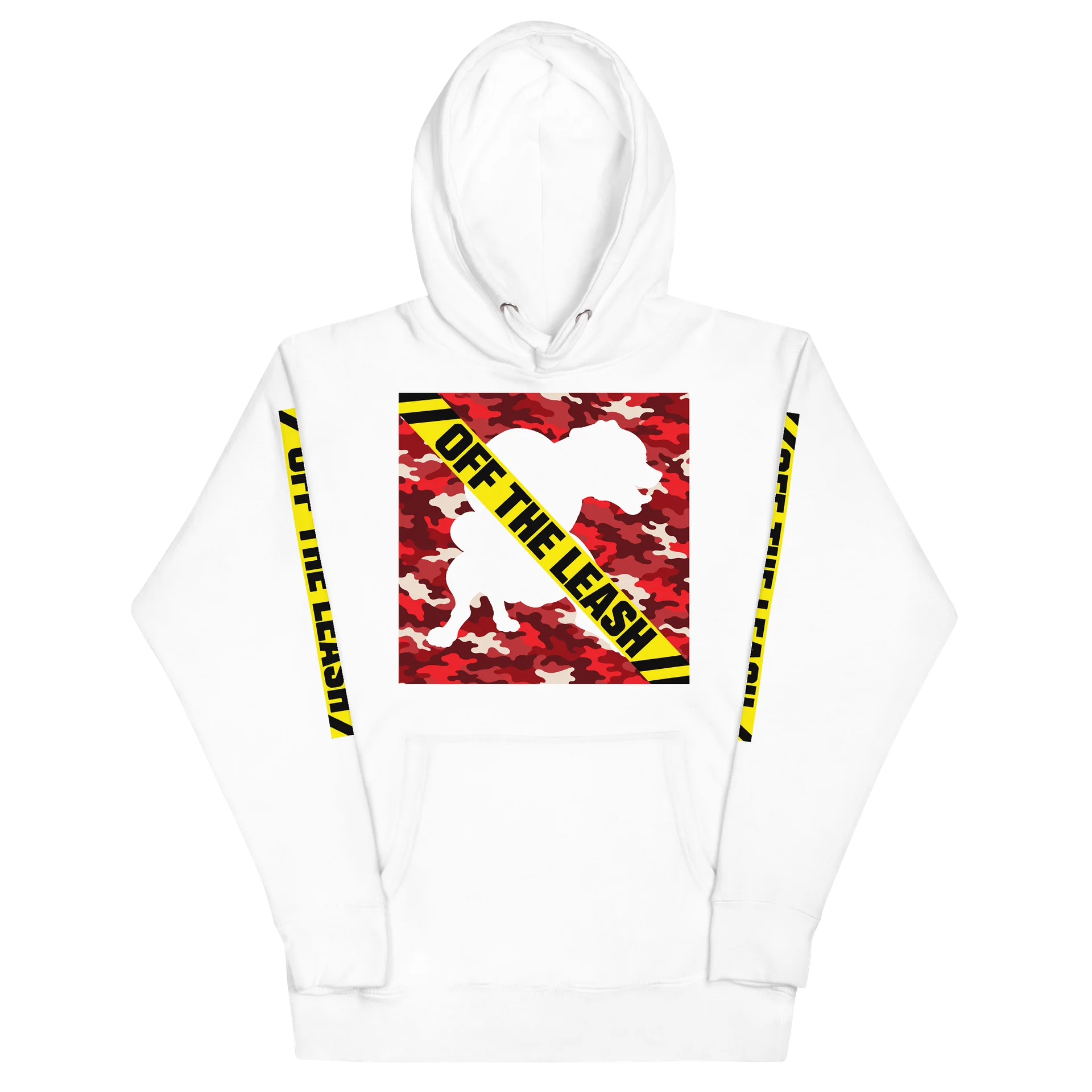 Off The Leash Caution Camo Hoodie product image (2)