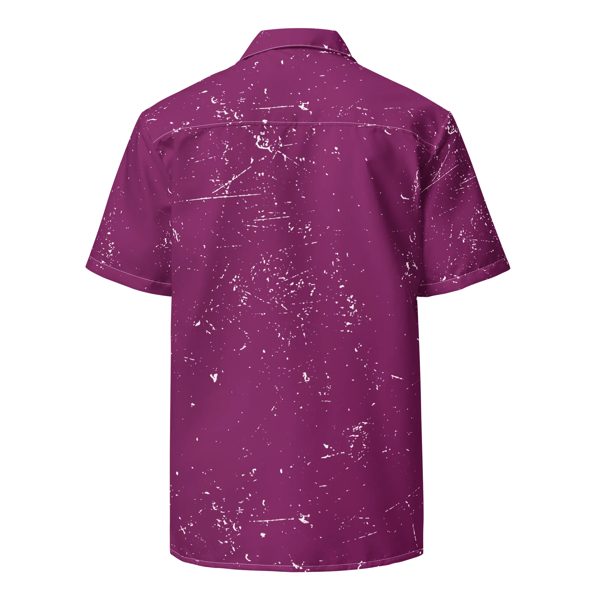 "A39" Magenta Speckle Hawaiian Shirt product image (2)