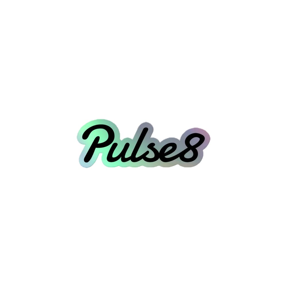 Pulse8 Logo Holo Sticker product image (1)