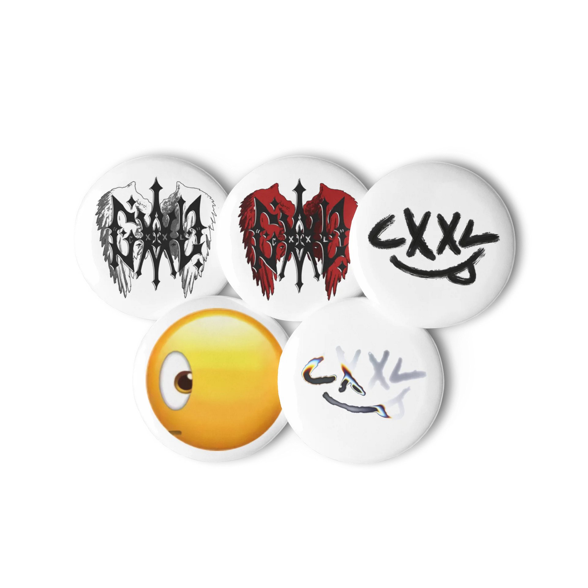 Logo and Emoji Pin Collection product image (3)