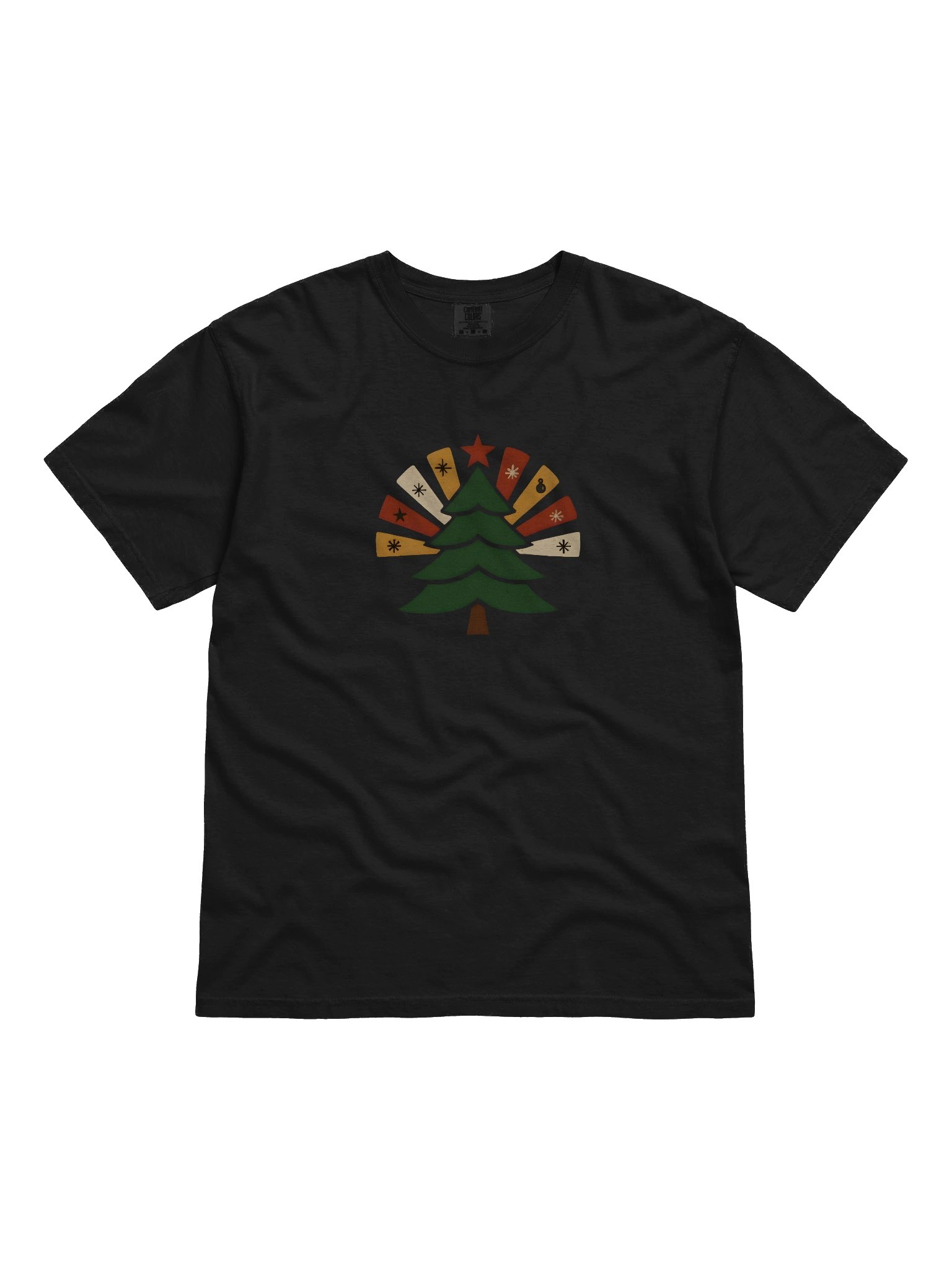 Retro Christmas Tree Starburst Tee product image (2)