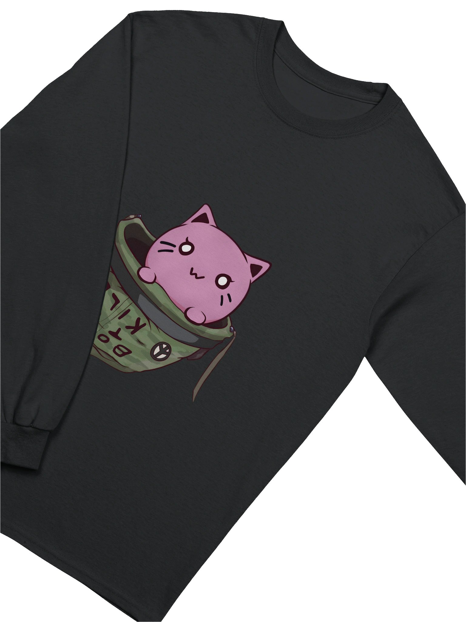Duality of cat Long Sleeve Tee product image (3)