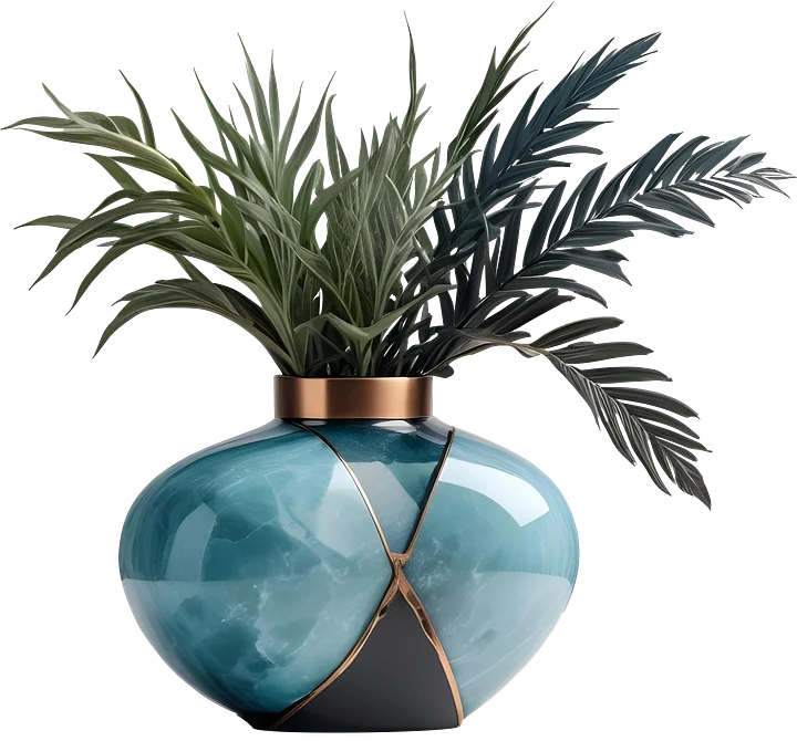 Coastal Luxe spa decor – vase png product image (1)