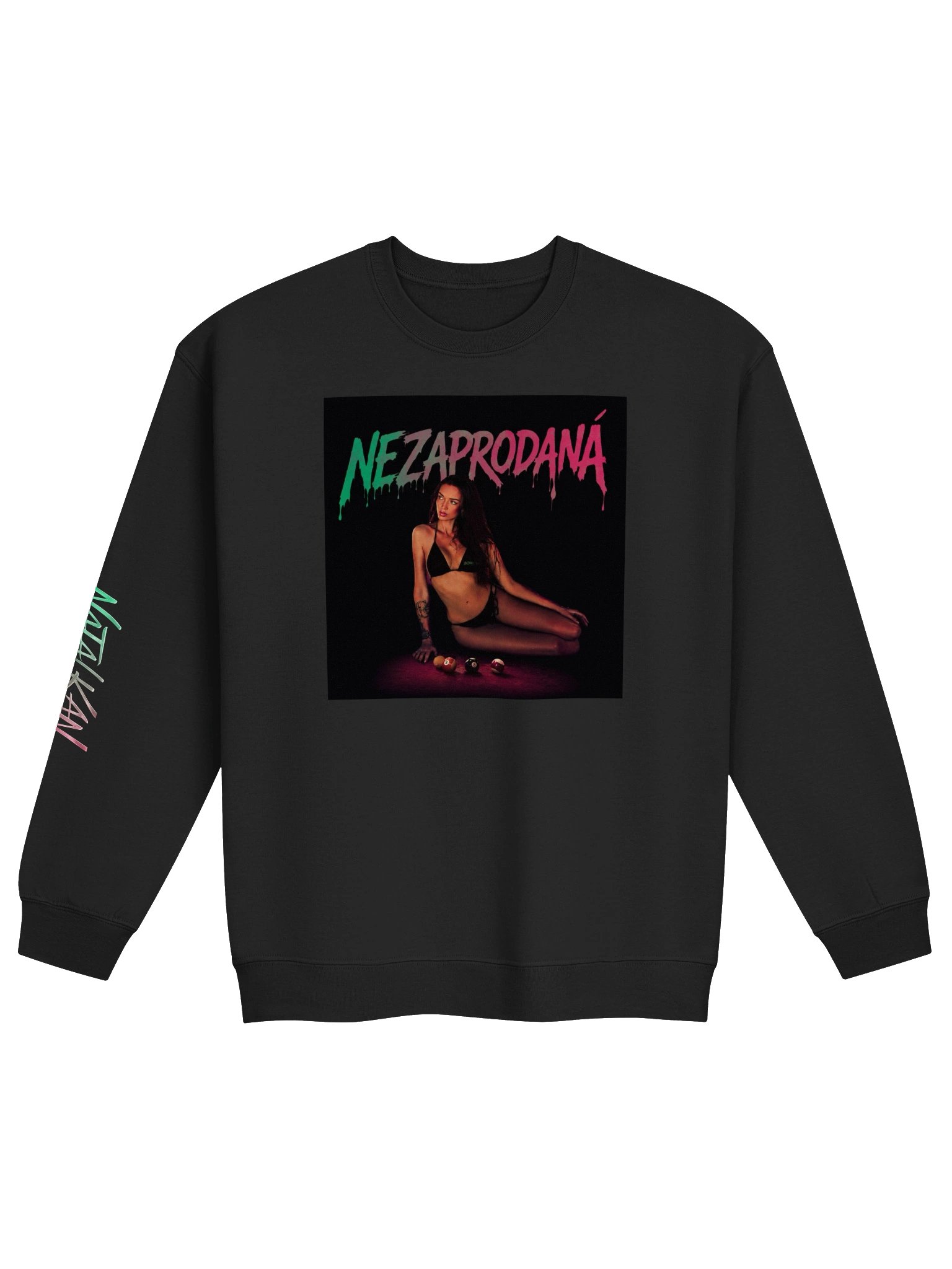 nezaprodaná crewneck black product image (1)