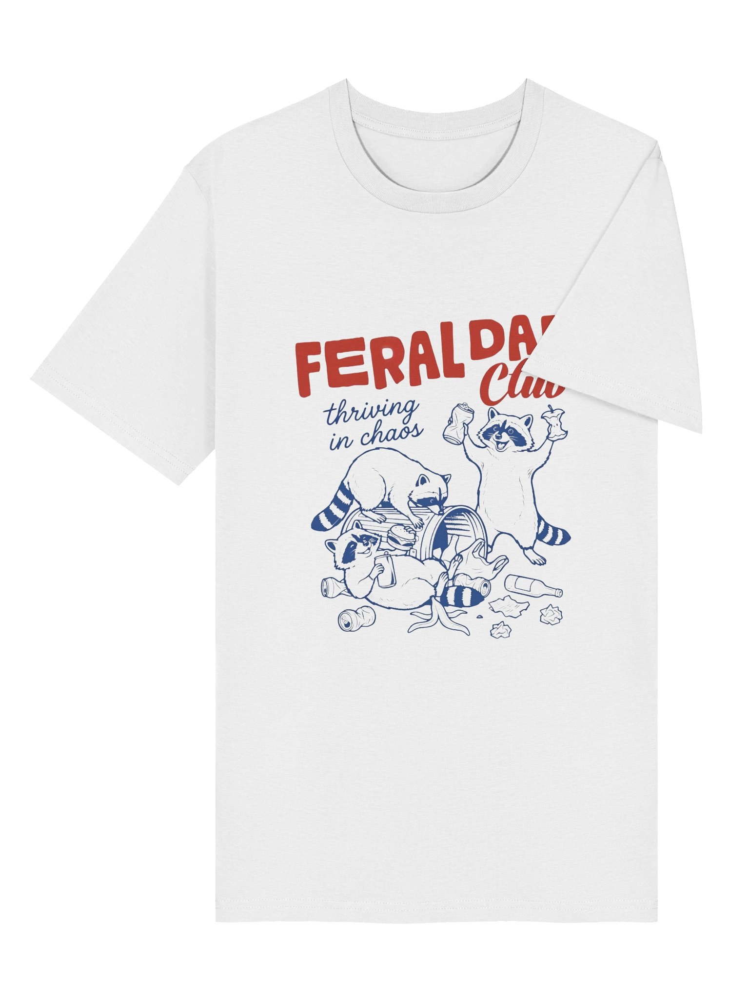 FERAL DAD Club Raccoon Chaos Tee product image (3)