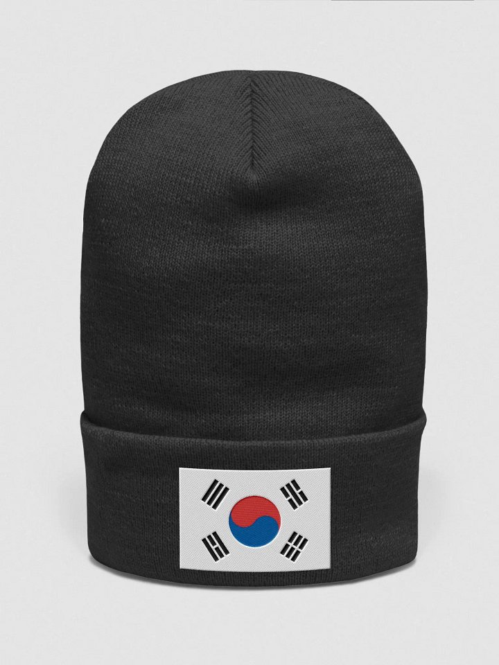 South Korea Flag Beanie Hat product image (1)